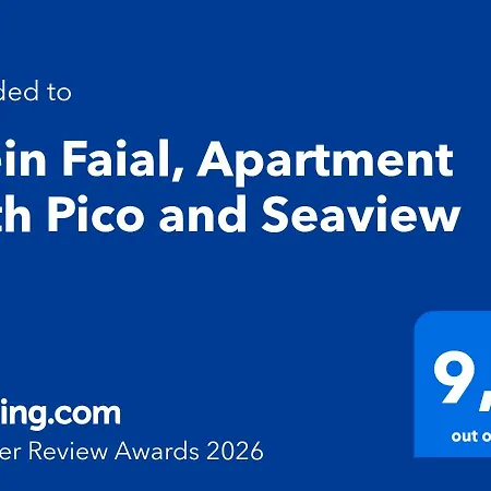 Mein Faial, With Pico And Seaview Apartamento